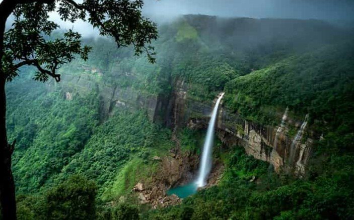 Nohkalikai Falls, Cherrapunji